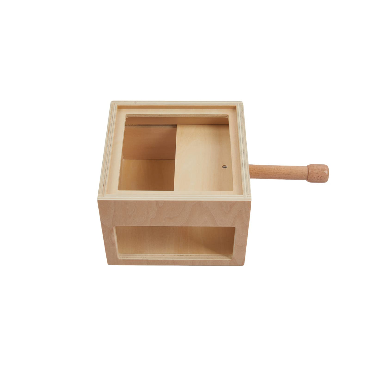 Adena Montessori Toys Wooden Counting Peg Game - Learn to Count 1-10 with Numerals, Peg Drop Box & Tumbling Pegs - Educational Toddler Toy for Early Math Skills Development (Small Counting Pegs Board)
