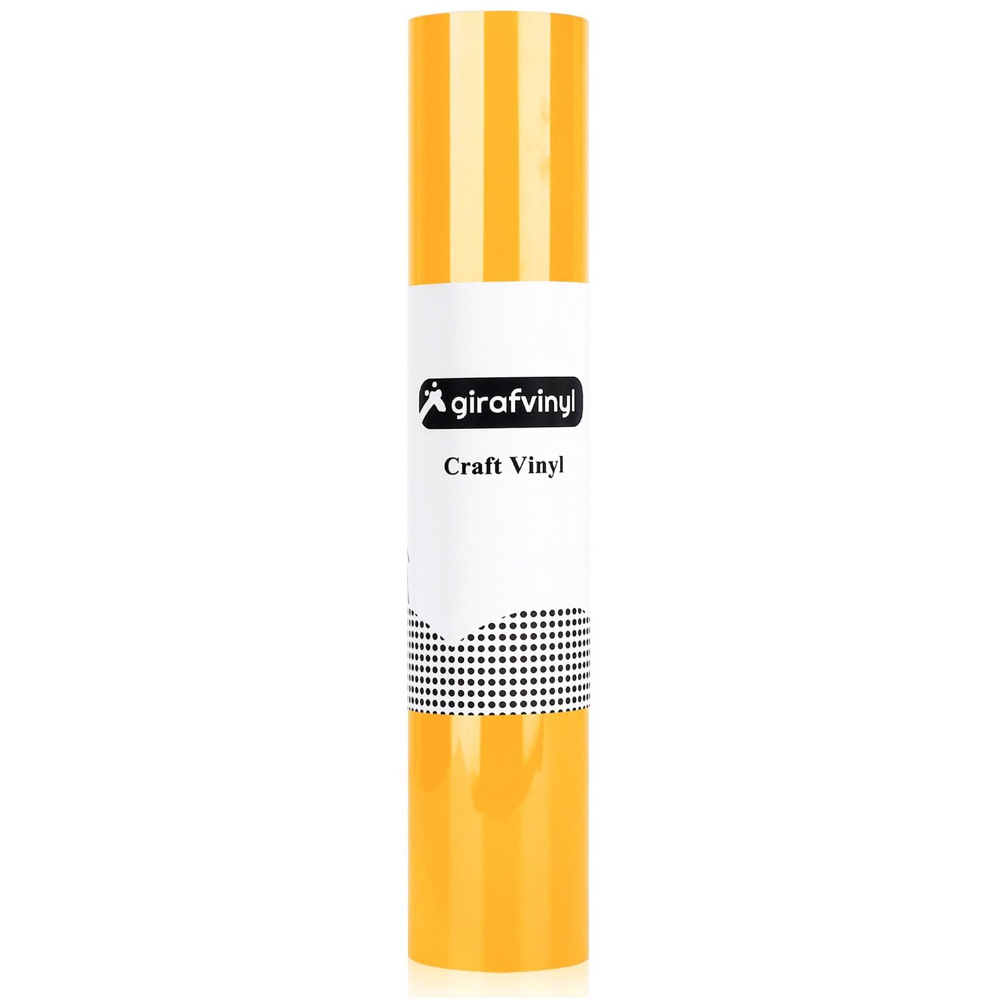 GIRAFVINYL Halloween Golden Yellow Heat Transfer Vinyl - 12” X 5ft Yellow Iron On Vinyl Yellow HTV Vinyl for T- Shirt, Easy to Use