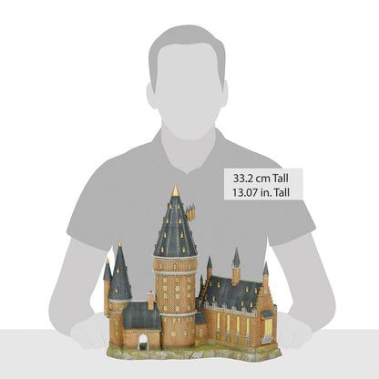 Department56 Harry Potter Village Hogwarts Hall and Tower Lit Building, 13.07", Multicolor
