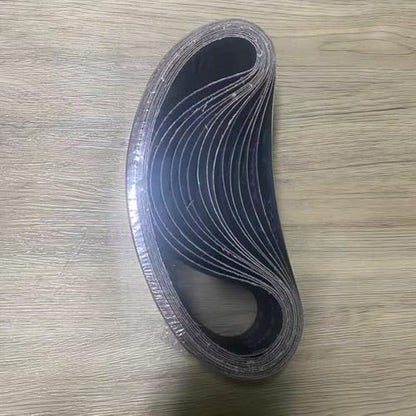 STEBRUAM Sanding Belt 75 x 533 mm, Sander Belts Set（3 Each of 80/120/150/240/400 Grains）for Belt Sander,for Grinding,Sharpening and Derusting (15 Pieces)