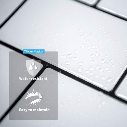 Art3d Peel and Stick Backsplash for Kitchen White Subway (10 Tiles, Thicker Design)