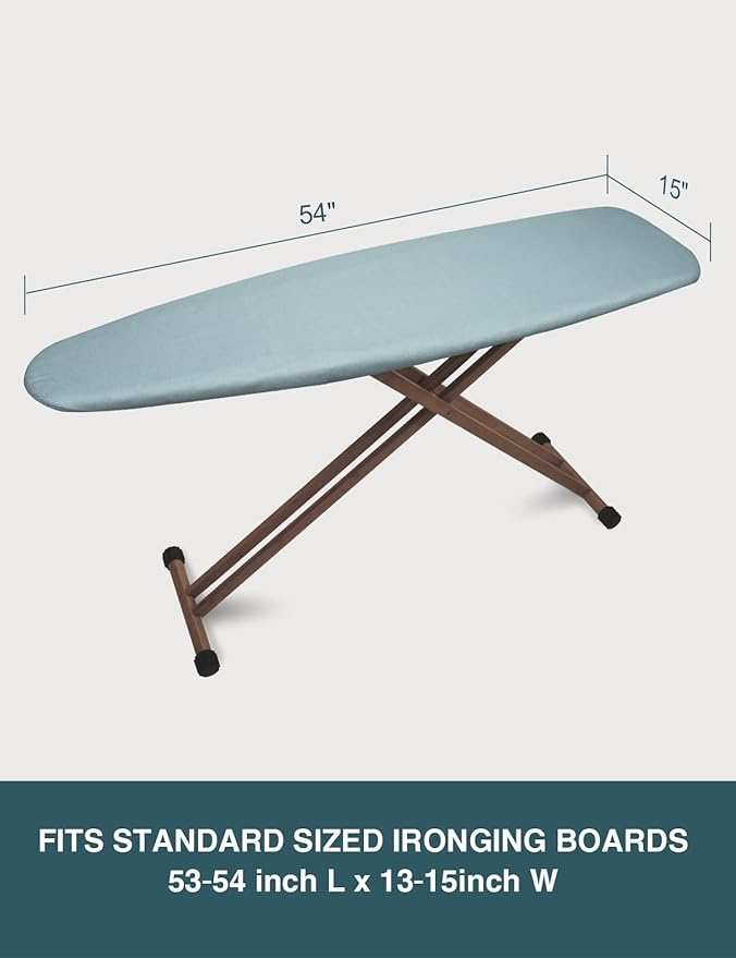 Ironing Board Cover and Pad, Resist Scorching and Staining, 15x54 Reflective