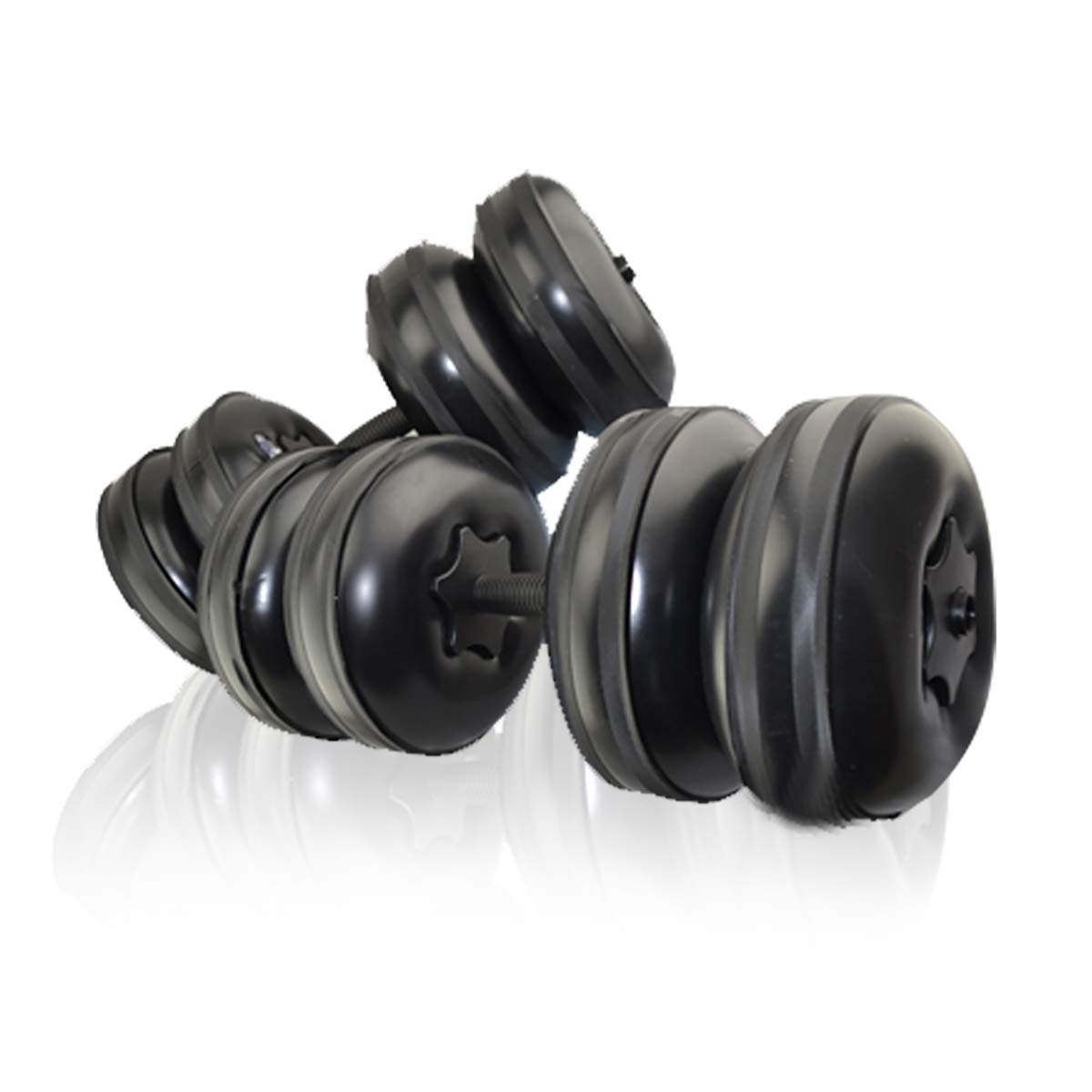 Water Filled Dumbbells Set - Water Filled Weights - Portable Travel Weights - Weights Adjustable Dumbbells - Portable Fitness Equipment - Strength Training - Fitness and Shaping