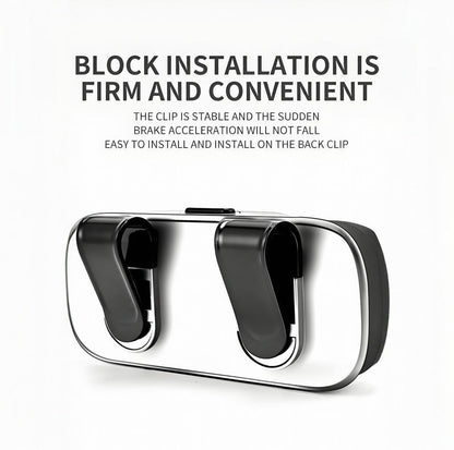 GDQ Sunglass Holder for Car Visor Clip Glasses Case Car Sunglasses Case for Car Sun Visor Glasses Storage Box Car Sunglass Holder Car Visor Accessories Universal for SUV Sedan Truck (Black)