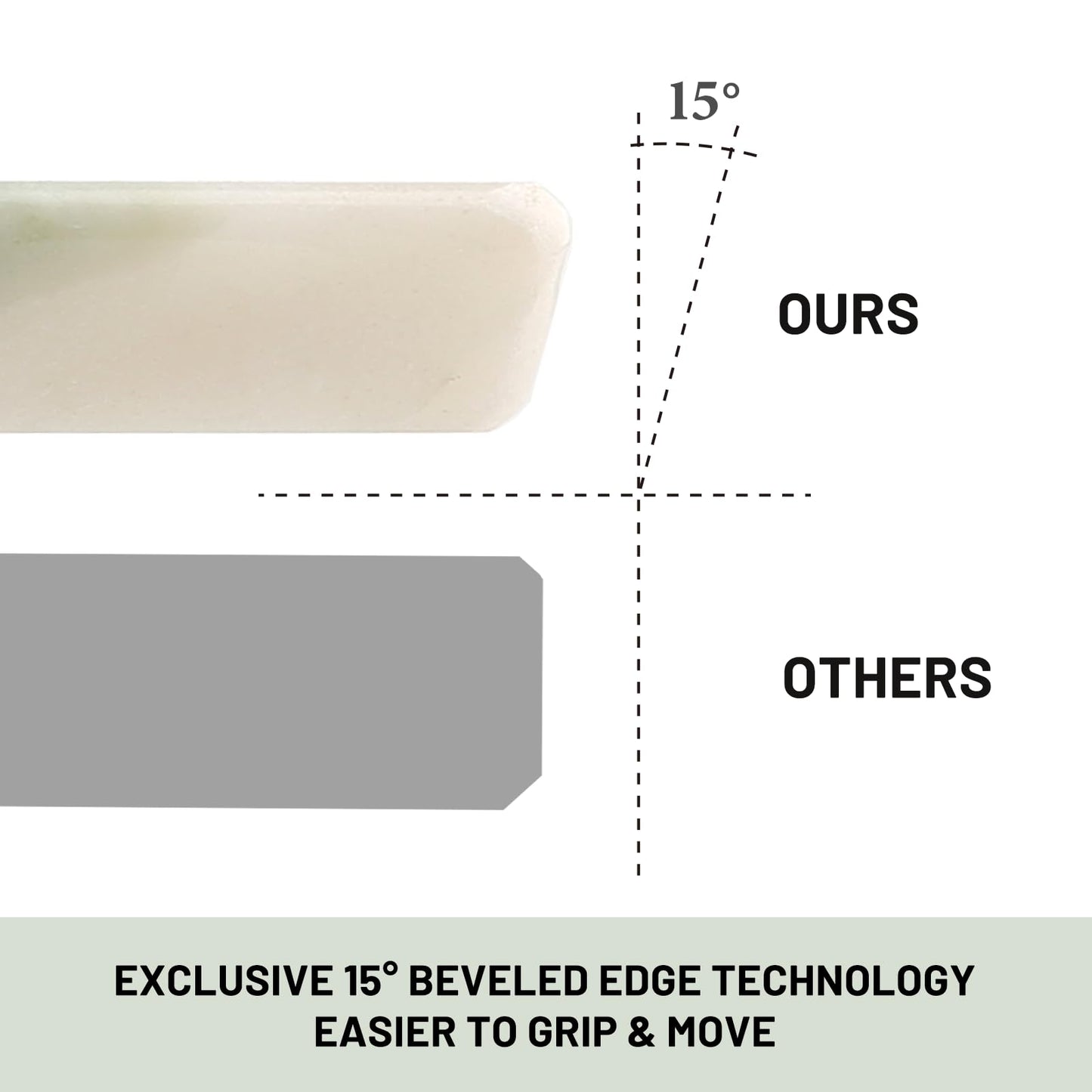 Koville African Natural Marble Cutting Board for Kitchen, 16x12inch Large Hand Crafted Marble Slab for Cheese, Charcuterie, Pastry Board - Wedding Gift, House Warming Gift