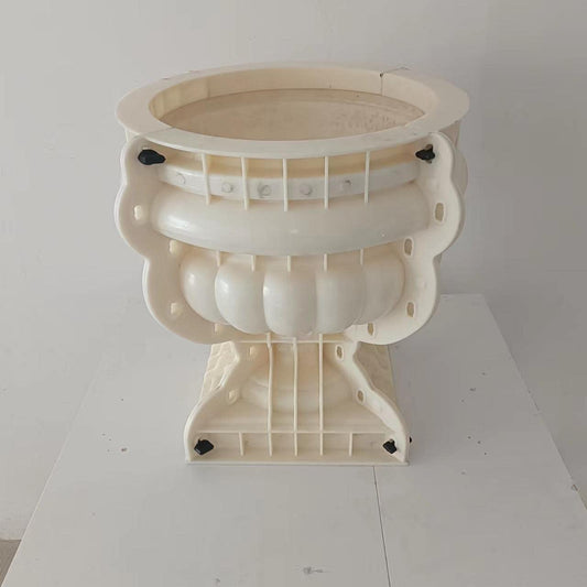 Reazone ABS Diameter 50cm Plastic Precast Concrete Flower Pot Planter Molds for Sale