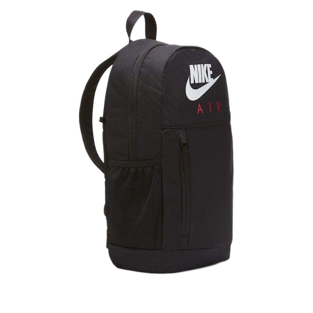 Nike Elemental Backpack, Black/Black/Red, One Size, Backpack