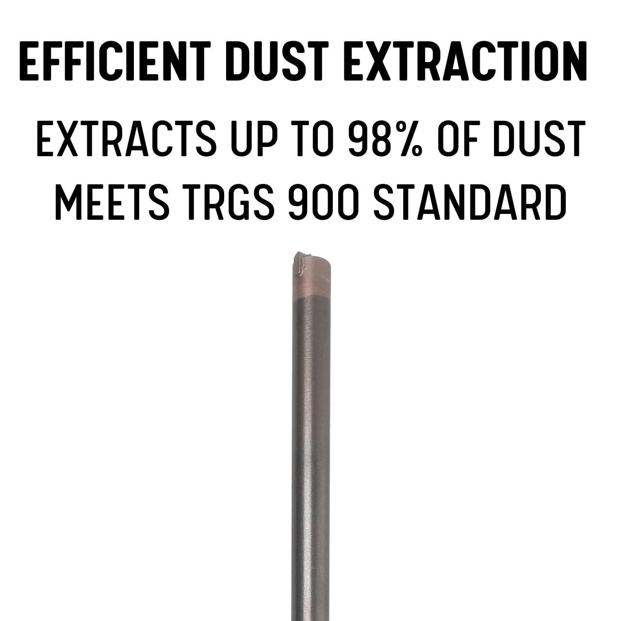 Drill America 5/8" X 23-5/8" SDS-Max Multicut Dust Extraction Drill Bit