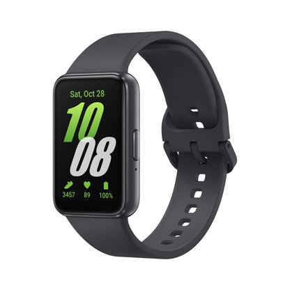 Samsung Galaxy Fit3, Smart Watch, Fitness Tracker, Health Monitoring, Black, 3 Year Samsung Extended Warranty (UK Version)