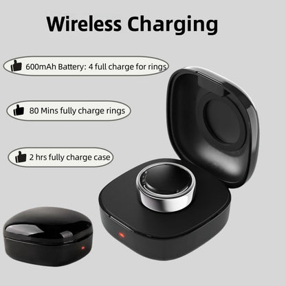 WONJOY Wireless Charging Case Compatible with Oura Ring Gen3 Charger - Size 6 - Portable Travel Charging Box for Smart Ring (6)