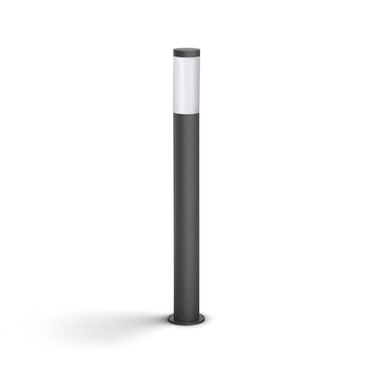 Philips LED Utrecht Outdoor Post Light 20W [Anthracite] Water Resistant IP44, for Garden, Patio and Terrace Lighting