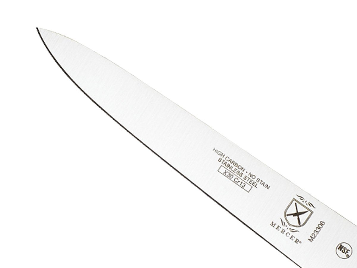 Mercer Culinary M23306 Millennia Black Handle, 6-Inch, Utility Knife