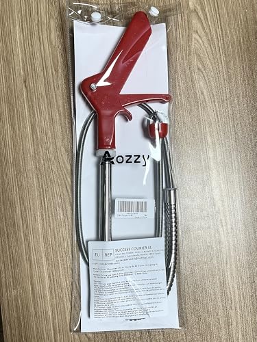 Aozzy Toilet Auger Clog Remover Tool, Stainless Steel Telescoping Toilet Auger Grabber Tool, Use to Grab and Clear Blocking in Various Pipelines, for Unclog Drains, Siphon Toilet, Sink.