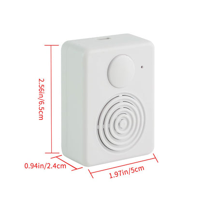 Voice Recorder Box, Support Bluetooth & MIC Recording Audio Box,16MB Sound Module with Speaker,16 Min Easy Sound Voice Box for Personalized Greetings, DIY Projects, Holiday Crafts ect-White.