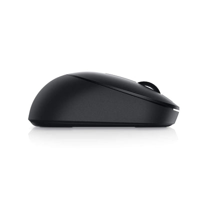 Dell Mobile Wireless Mouse - MS3320W, Wireless - 2.4 GHz, Bluetooth 5.0, Optical LED, Mechanical Scroll, 1600 DPI, 3-Buttons - Black