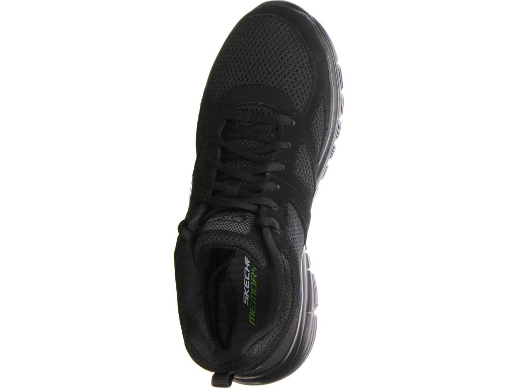 Skechers Burns Agoura, Men's Low-Top Sneakers, Black, 9 UK