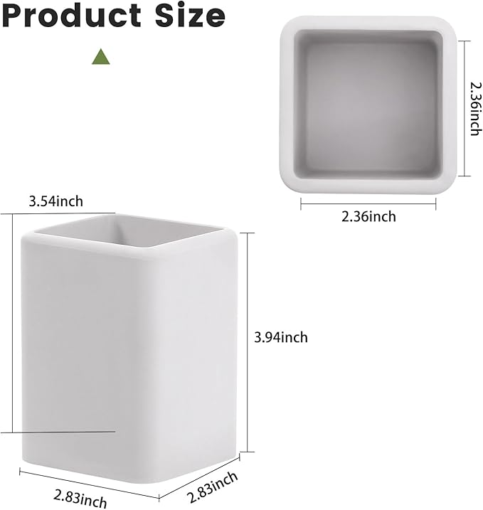 Luxspire Toothbrush Holders 2 Pack, Fast Drying Toothbrush Holders