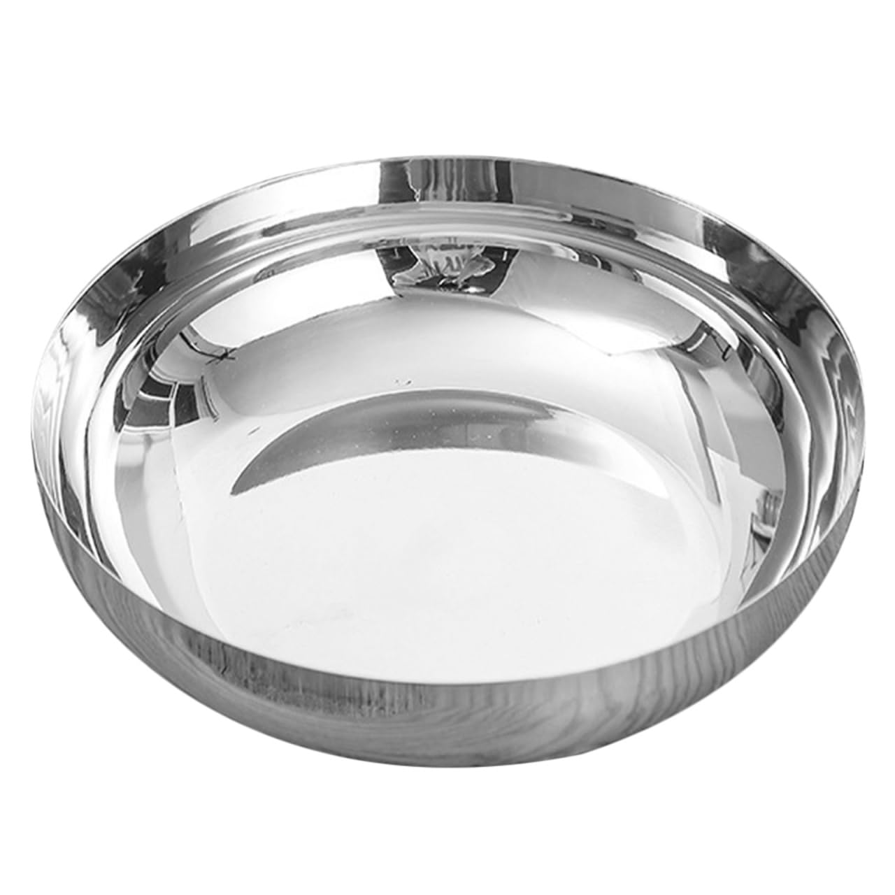 CALLARON 75oz Stainless Steel Mixing Bowls - 9.4 inch Large Metal Serving Bowl, Non-Slip Silver Decorative Bowl for Salad, Pasta, Soup, Fruit, Dishwasher Safe
