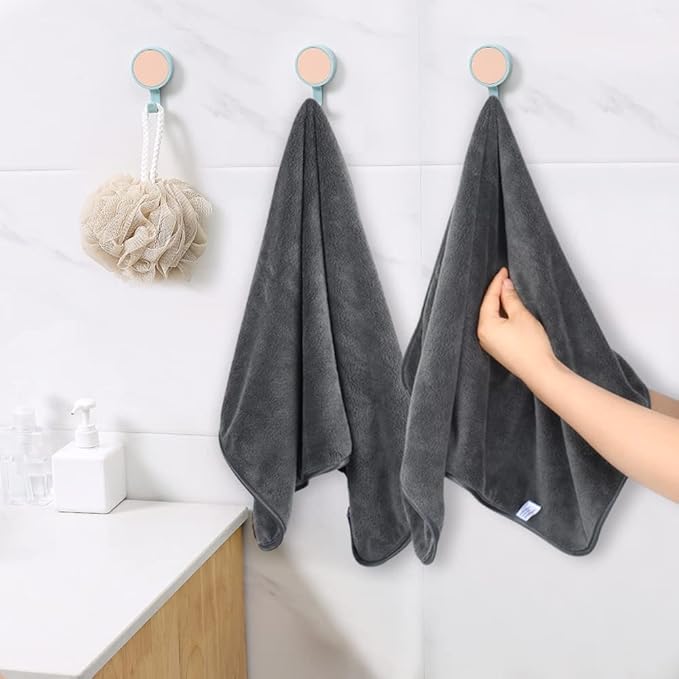 KinHwa Microfiber Bathroom Hand Towel Gym Towels Ultra Soft Super Absorbent
