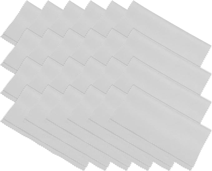 PATIKIL Eyeglass Microfiber Cleaning Cloth 7"x6", 24 Pack Glasses Cleaning