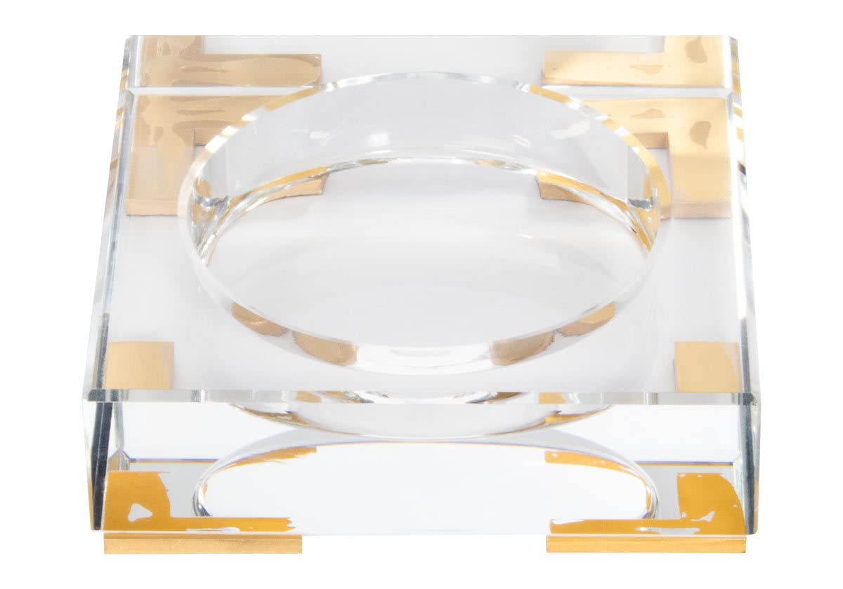 Crystal Diffuser Dish — By Alice Lane Home Collection — Diffuser Tray — Candle Dish Holder — for Home Decor