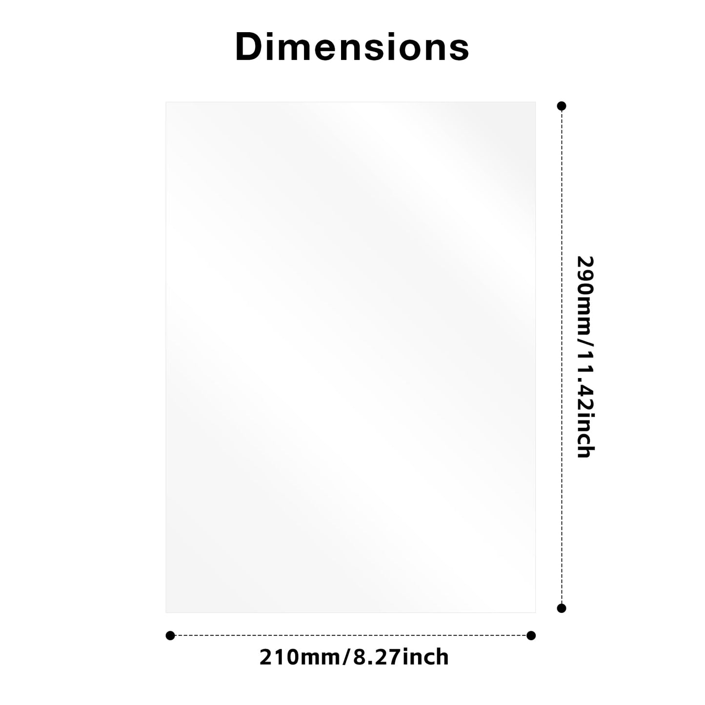Photon Mono M5s FEP Release Film 210*290mm Compatible with Anycubic Mono M5s Pro/Mono M5s/Mono M5,Photon M3 Premium,for ELEGOO Saturn 3,Saturn 3 Ultra,Saturn 2,Saturn 8K,Halot Mage/Pro 3D Printer-5pcs