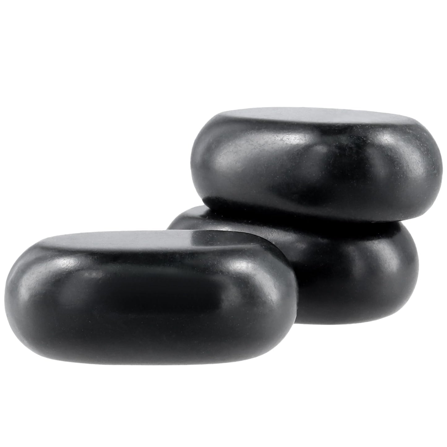 MUKLEI 15 Pack Massage Stones, 3 x 2 x 1 Inch Essential hot Stones Rocks Massage for Spa Therapy Relaxation
