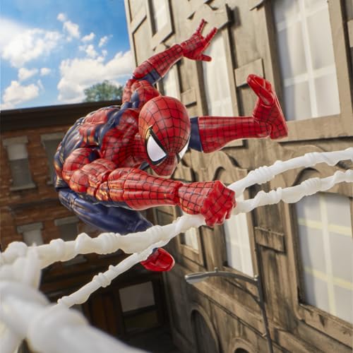 Marvel Legends Maximum Series Spider-Man, Deluxe Spider-Man Comics Collectible 6-Inch Action Figure; Amazing Articulation; Spectacular Accessories