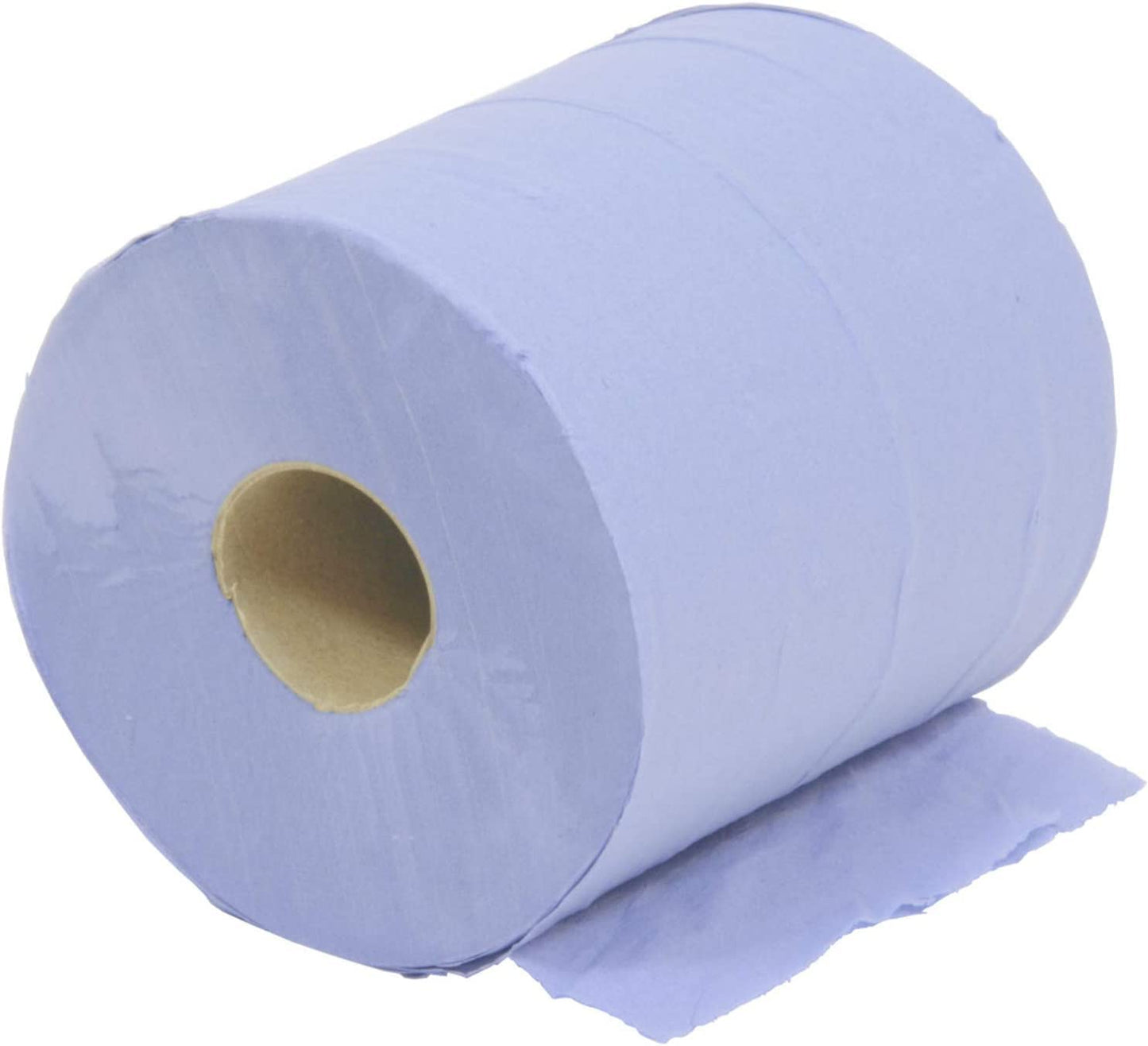 SOP-HARMA 6 x Blue Paper Rolls - 2 Ply Embossed Centre Feed - Hand Towel Tissue Rolls