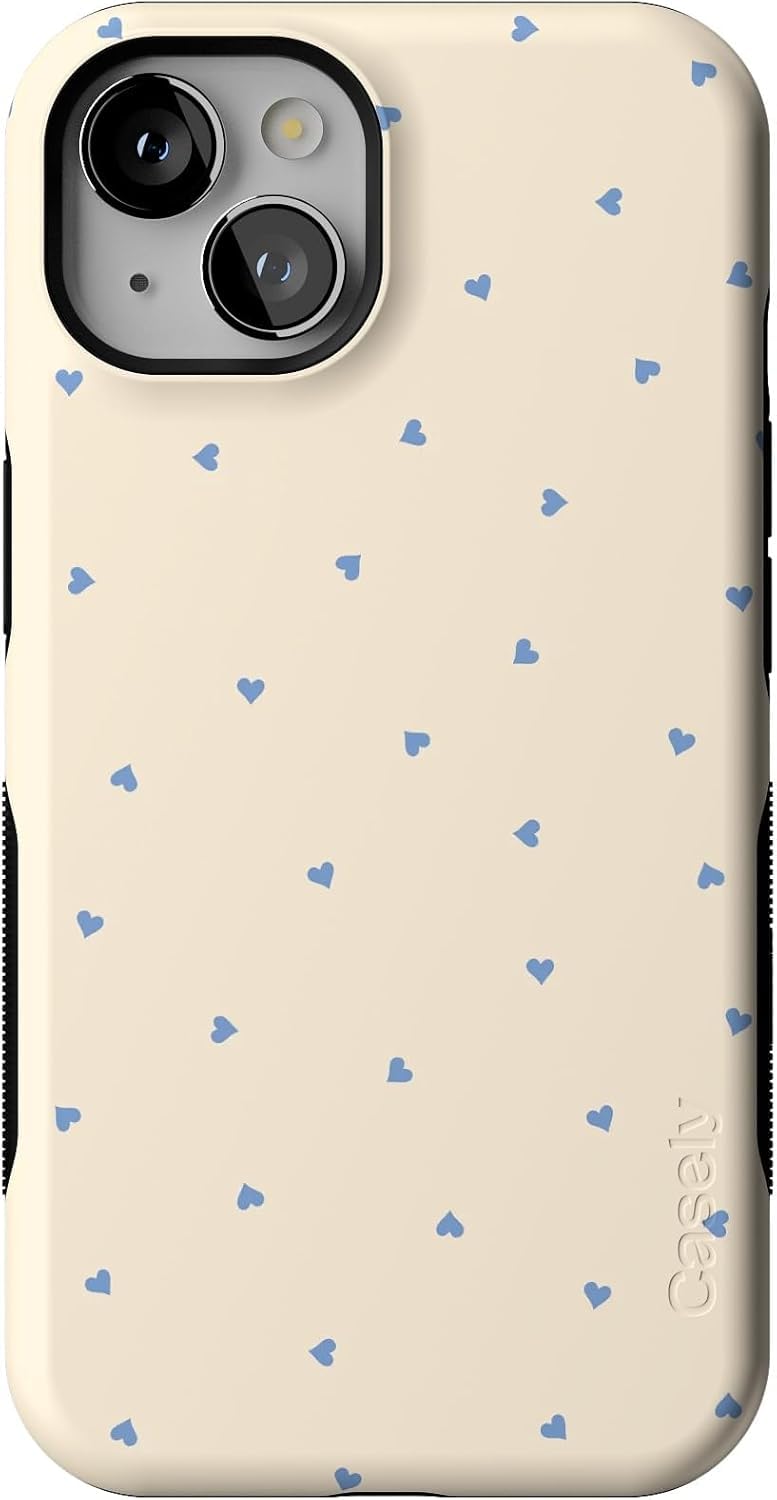 Casely iPhone 13 Case | Be Mine | Tiny Hearts | Compatible with MagSafe | Bold Protective Case Design