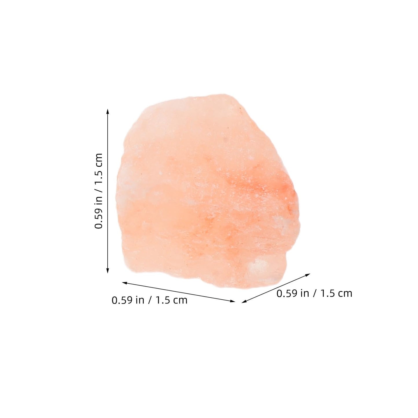 VINTORKY 1 Bag Himalayan Salt Rocks - 2.2 Lbs Natural Pink Crystal Salt Stones 0.4-0.8" Chunks for Essential Oil Diffuser Lamp, Bowls, Home & Spa Decor, Feng Shui Ornaments