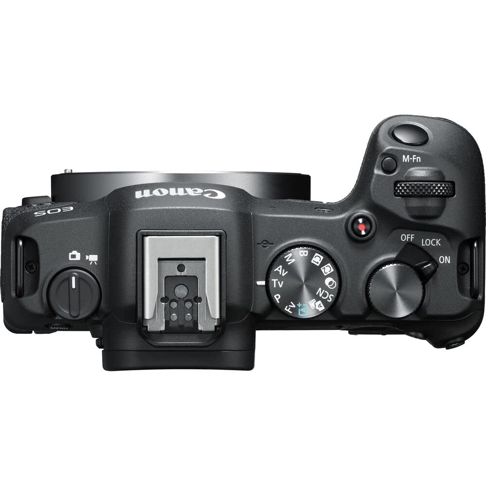 Canon EOS R8 Mirrorless Camera | 24.2MP Full Frame Sensor 4K 60p Video | Compact Lightweight Hybrid Camera for Travel and Content (3680C002) + Canon RF 24-70mm Lens + 64GB Card + Bag