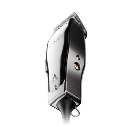 Andis 01815 Professional Master Adjustable Blade Hair Clipper, Carbon Steel T-Blade - Silver
