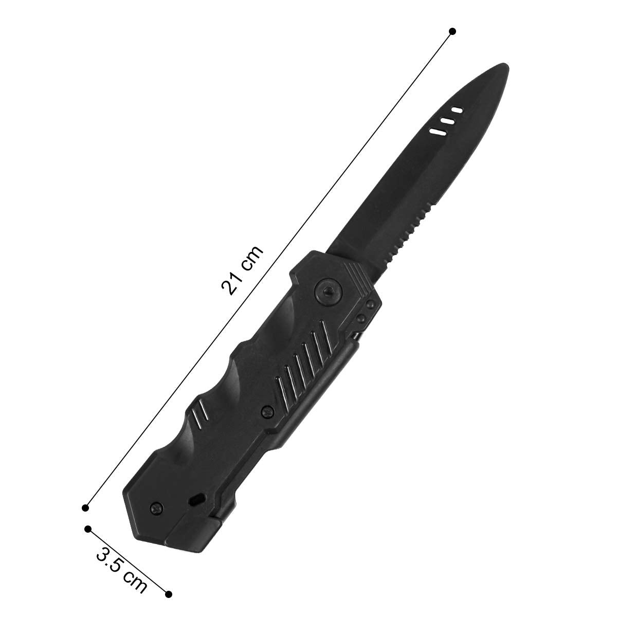 JOLLYSTYLE 6PCS Fake Knife - Halloween Prop Plastic Trick Disappear Fake Plastic