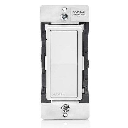 Leviton Decora Smart Switch Companion for Multi-Location Switching (Not for stand-alone use), 120VAC, 60Hz DD0SR-1RM, White, Light Almond