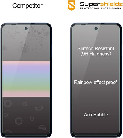 Supershieldz (3 Pack) Designed for Motorola Edge (2021) / Motorola Edge 5G UW Tempered Glass Screen Protector, Anti Scratch, Bubble Free