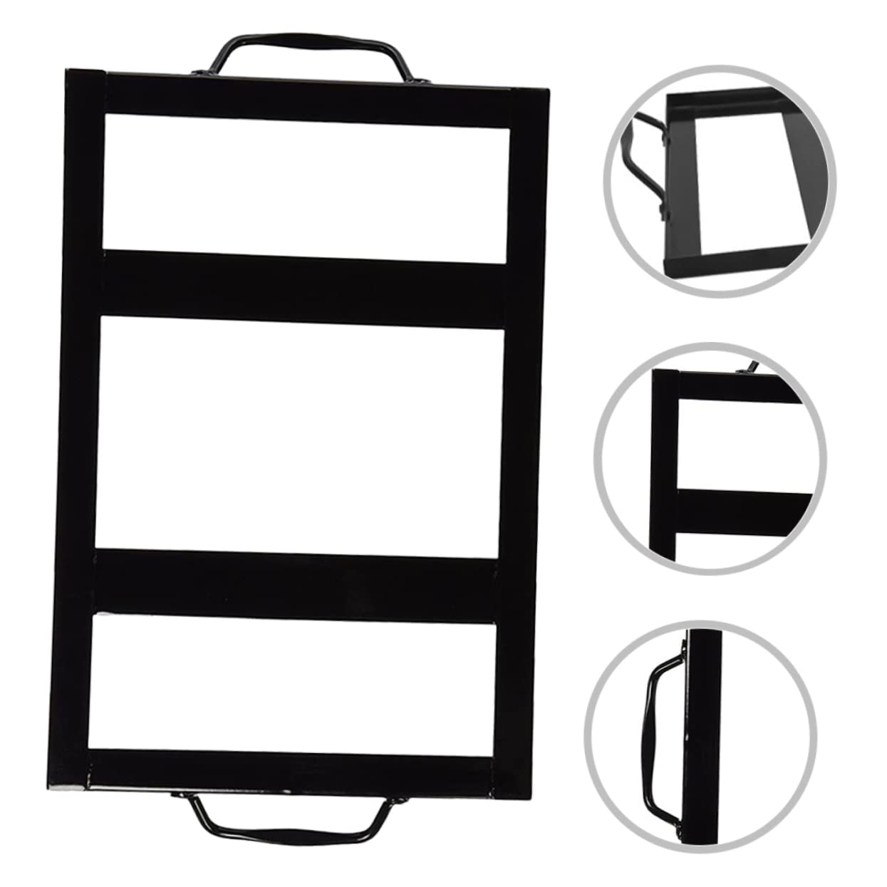 CAXUSD Salt Plate Tray Holder Rust-Free Salt Block Cooking Accessories Grilling Block Holder
