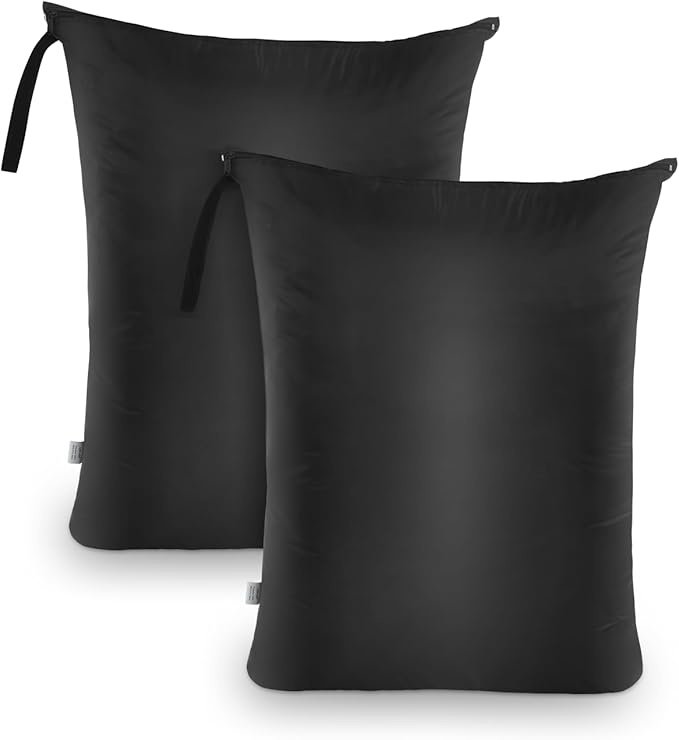 OTraki 2Pcs Large Laundry Bags 24x32 inch Wet Dry Bag Reusable Waterproof Bag