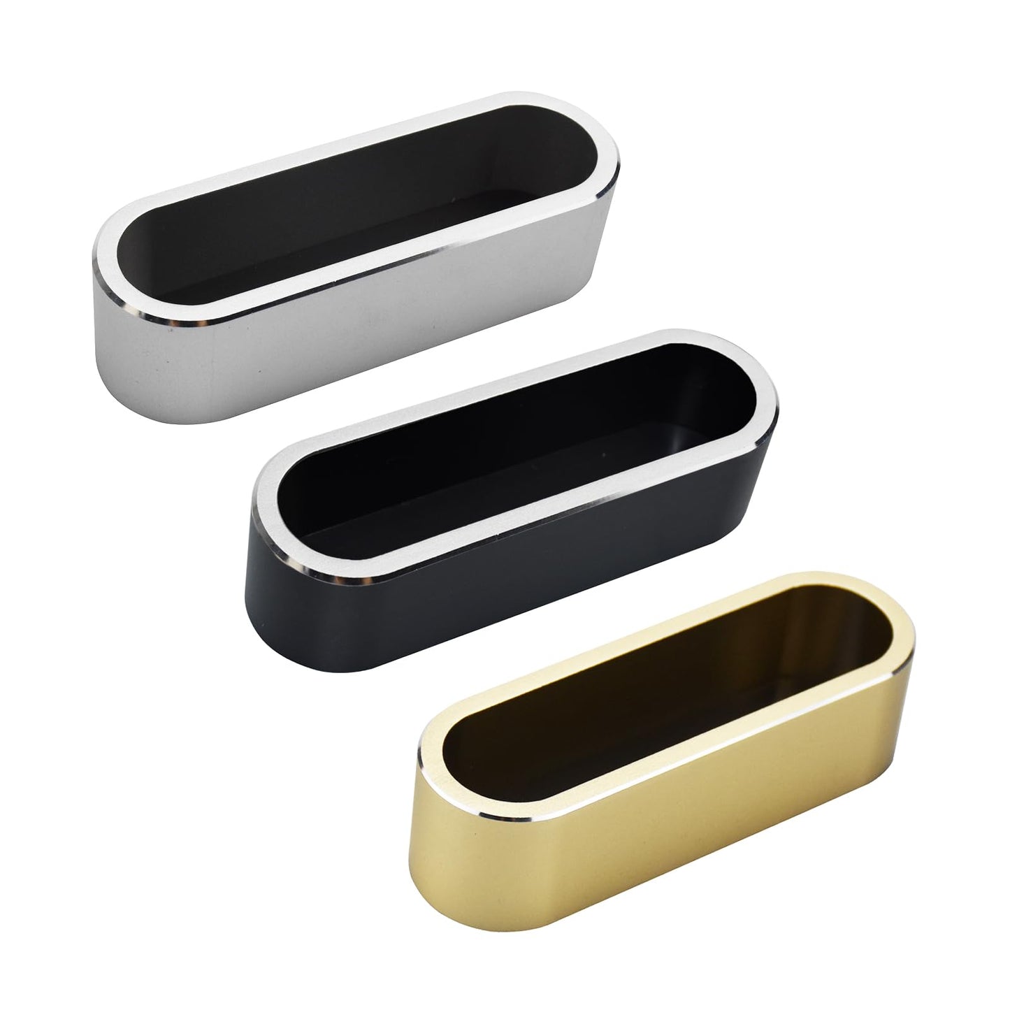 enyuwlcm Metal Desktop Card Holder for Desk Stylish Aluminum Alloy Business Card Display Stand for Men Office Silver 1 Pack