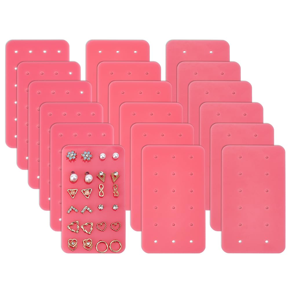 OLYCRAFT 18Pc Portable Earring Display Card for Travel Home Earring Jewelry