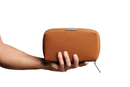 Bellroy Tech Kit (Tech Accessories Organizer Pouch, Zipper Closure, Stores Power Bank, Phone Charger, Cables & More) (Bronze)