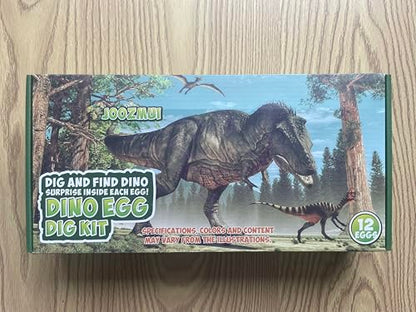 Joozmui Dinosaur Toys for Boys, Fossil Digging Kit for Kids Dinosaur Egg Toys 3-10 Year Old Boy Gifts Boys Toy Age 3-8 Toy Figure Gifts for 3-11 Year Old
