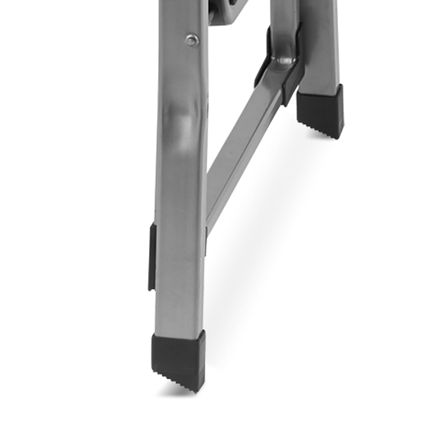 VonHaus 3 Step Ladder – Premium Quality Folding Step Ladder for DIY and Gardening - Anti Slip Feet, Easy to Store Ladder, 150KG Max Capacity - Durable Steel