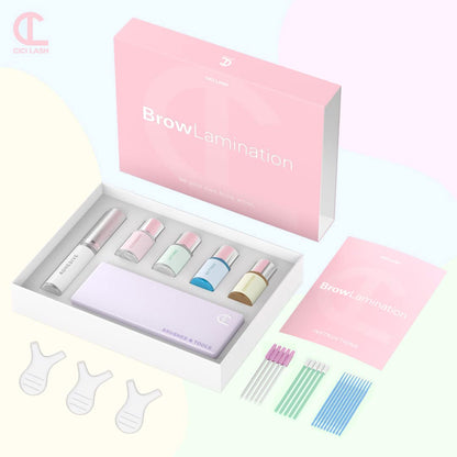 CICI Lash Professional Eyebrow Lamination Kit with Keratin Conditioning | Instant DIY Eye Brow Lift for Fuller, Thicker Brows | Easy to Use and Long Lasting Results