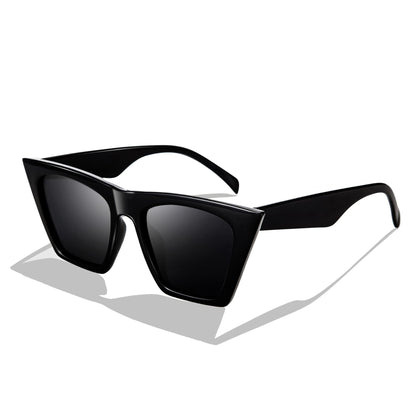 FEISEDY Cat Eye Sunglasses for Women - UV400 Protection Rerto Sqaure Cateye Womens Sun Glasses B2473