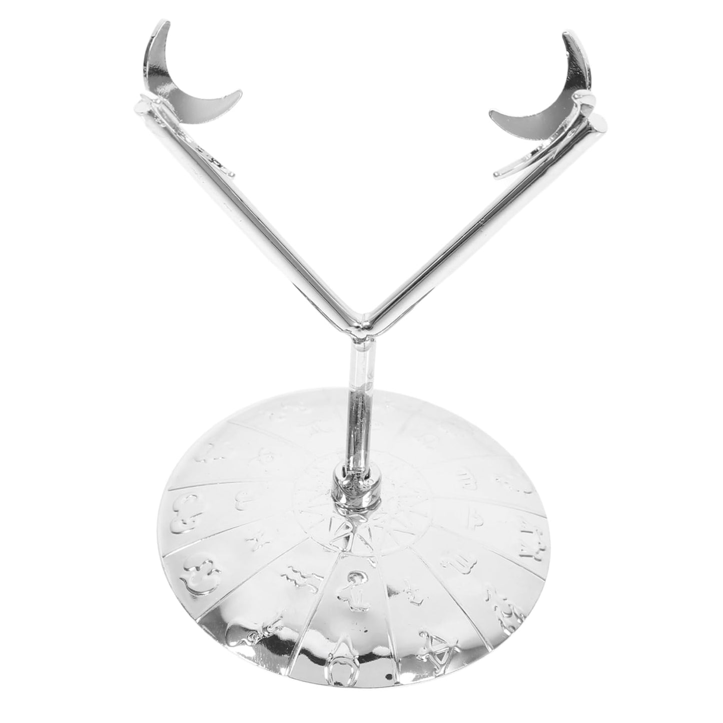 ABOOFAN Display Pedestal for Rocks Rhombus Ore Bracket Adjustable Metal Crystal Holder Stone Display Stand Diamond Shape Base Holder for Raw Gems Home Decor Stand