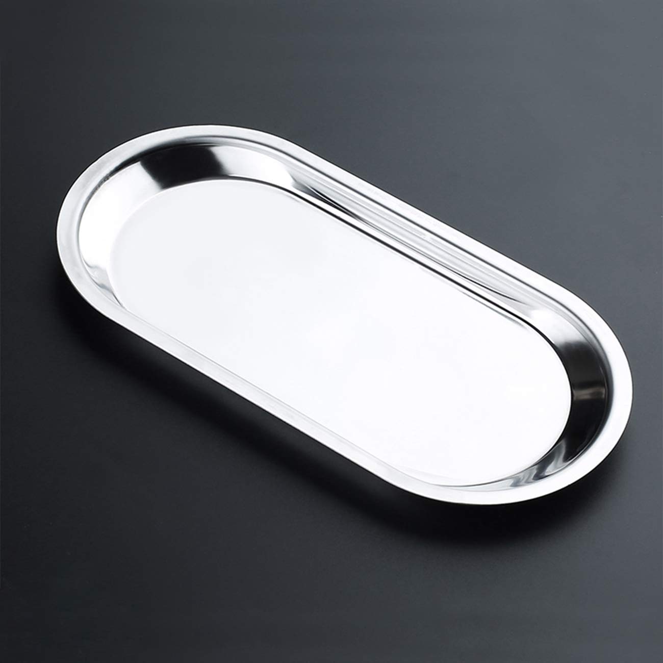 KEMIYIXIAN 2 Stainless Steel Sugar Bowl with Lid Spoon and Tray, Polished Shiny Condiment Pots for Serving Sugar Pepper Salt Spice- 330ml/ 11.6 Oz