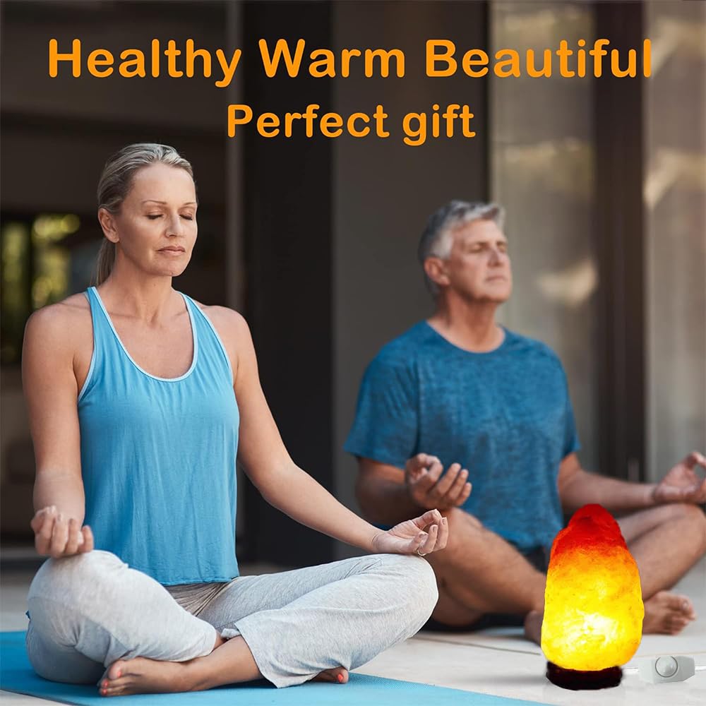 Himalayan Salt Lamp Cord Replacement with Dimmer Switch Christmas Bulb,Salt Lamp Cord 5 Feet Salt Lamps Cords with Base Assembly and E12 Halogen Salt Lamp Bulbs (Retro1)