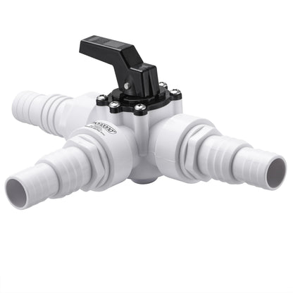 MONZANA® Solar Pool Water Heating Regulation Kit | Complete 12-Piece Bypass Set for Water Flow Control & Heater Valve Connectivity | Ideal for Heat Pump & Solar Heating Systems