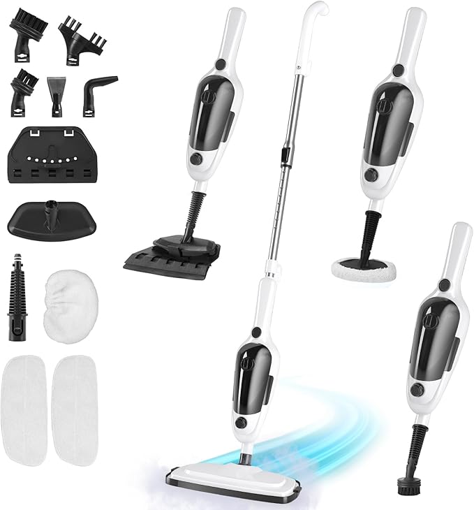 11-in-1 Steam Mop, Powerful Handheld Steam Cleaner